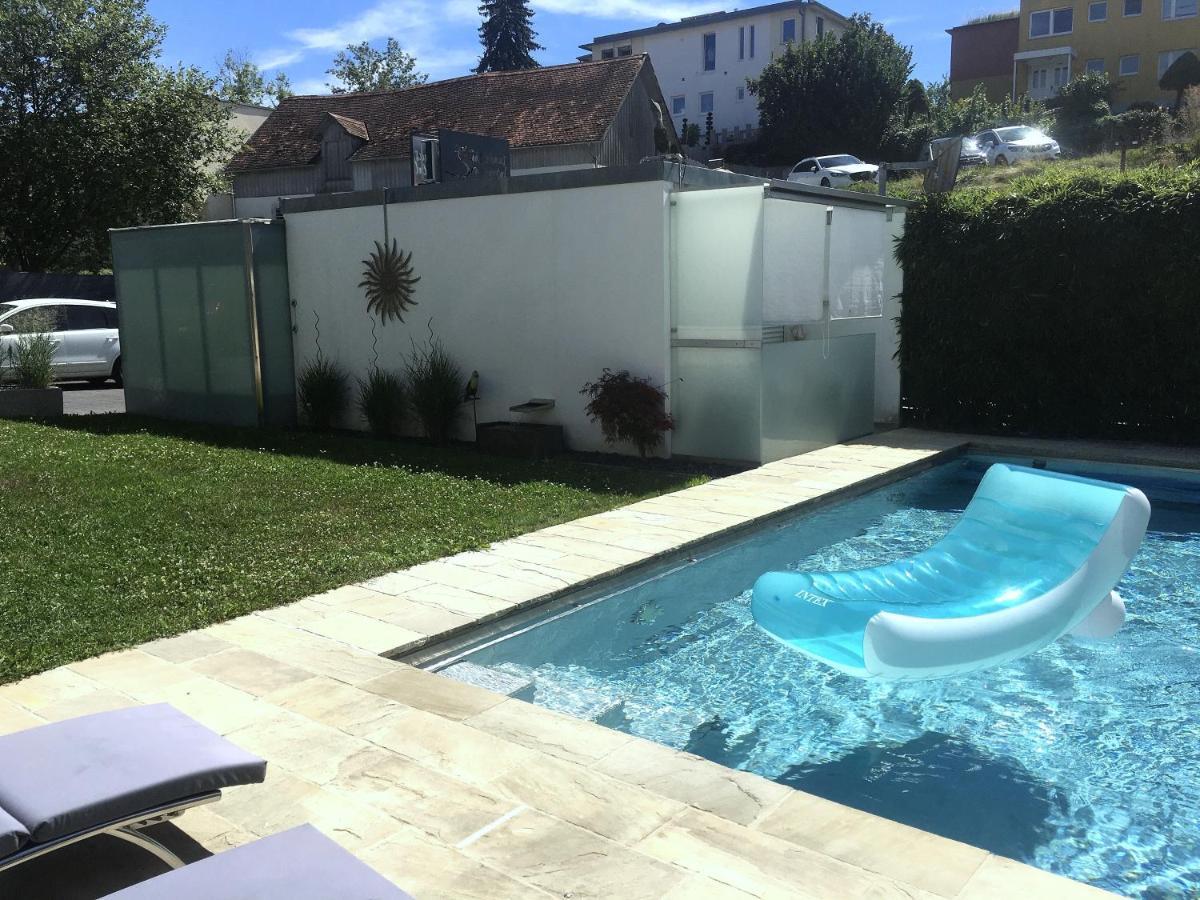 Gaestehaus Sommertal Mit Pool Im Garten, Eigener Parkplatz, 800M Zum Bodensee, 300M Zur Altstadt Meersburg Eksteriør billede
